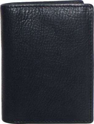 Papelt Men Formal Black Genuine Leather Wallet(4 Card Slots)