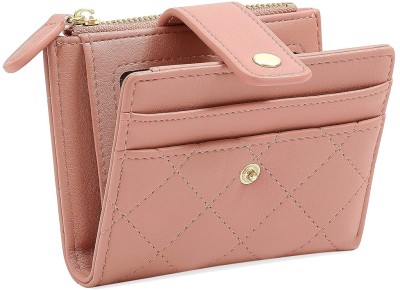 gustave Women Trendy Pink Artificial Leather Wallet(5 Card Slots)