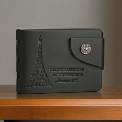 ZEPH Enterprises Men Casual Black Artificial Leather Wallet(5 Card Slots)