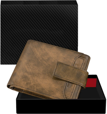 KAVRIXA Men Casual, Evening/Party, Formal Brown Artificial Leather Wallet(7 Card Slots)
