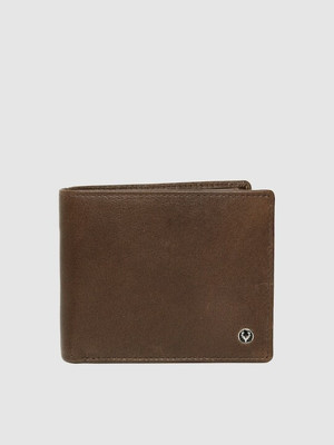Allen Solly Men Brown Genuine Leather Wallet(5 Card Slots)