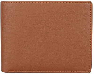 WALLETIN Men Brown Artificial Leather Wallet(9 Card Slots)