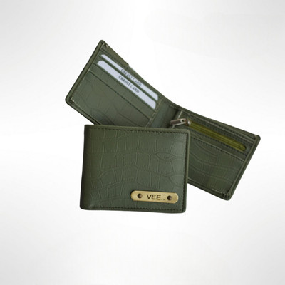 VEE Men Casual, Ethnic, Evening/Party, Formal, Travel, Trendy Green Artificial Leather Wallet(6 Card Slots)