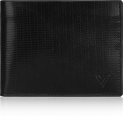 VOZIK Men Formal, Casual, Evening/Party, Trendy Black Genuine Leather Wallet(8 Card Slots)