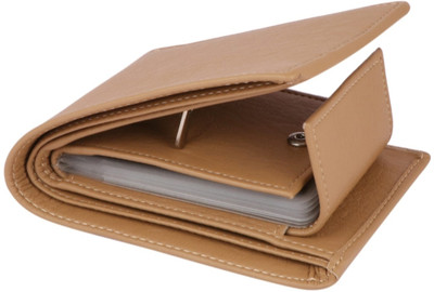 ELISH HUB Men Casual Beige Artificial Leather Wallet(3 Card Slots)