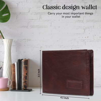 LOOPA Men Casual, Formal Brown Artificial Leather Wallet(5 Card Slots)