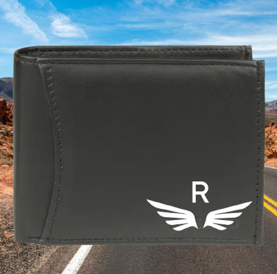 KEYUR Men Casual Black Artificial Leather Wallet(6 Card Slots)