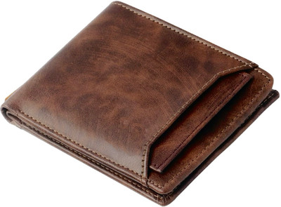 DENNY BLACQ Men Casual Brown Artificial Leather Wallet(7 Card Slots)