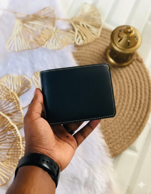 VenussVault Men Casual, Ethnic, Evening/Party, Formal, Travel, Trendy Black Artificial Leather, Genuine Leather Wallet(5 Card Slots)