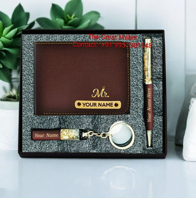 TheGreatMaker Men Casual, Ethnic, Evening/Party, Formal, Travel, Trendy Brown Artificial Leather Wallet(3 Card Slots)