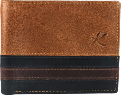 Kastner Men Formal Brown Genuine Leather Wallet(8 Card Slots)