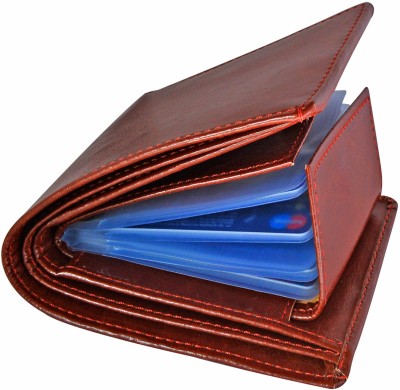 AMOR BENISON Men Brown Artificial Leather Wallet(8 Card Slots)