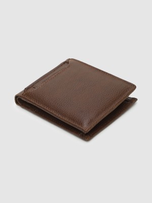 MAX Men Brown Genuine Leather Wallet(2 Card Slots)