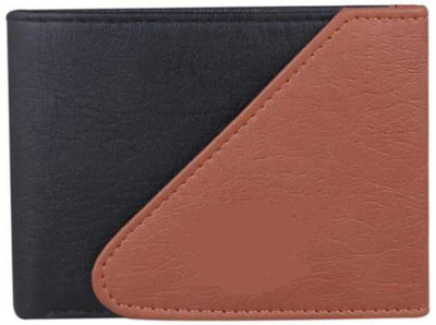 IXORA Men Evening/Party Black Artificial Leather Wallet(5 Card Slots)
