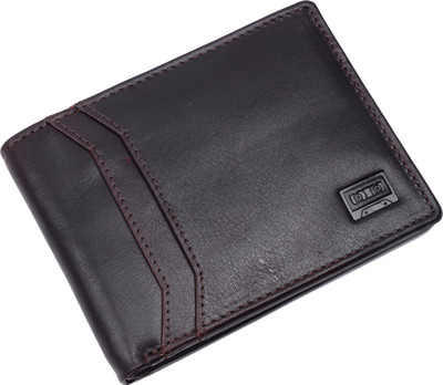 CASSETTE Men Trendy, Formal Brown Genuine Leather Wallet(6 Card Slots)