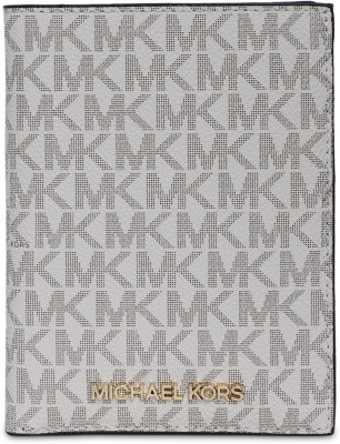 MICHAEL KORS Women White Artificial Leather Card Holder(7 Card Slots)