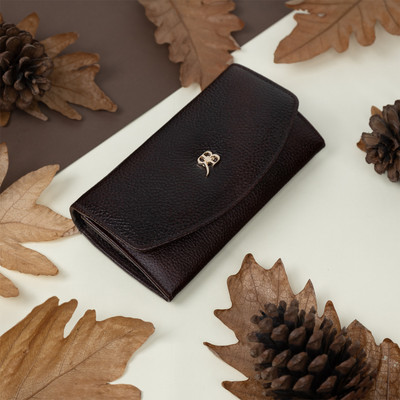 Rich Born Women Trendy Brown Genuine Leather Wallet