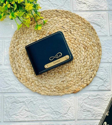 VEE Men Casual, Ethnic Blue Artificial Leather Wallet(3 Card Slots)