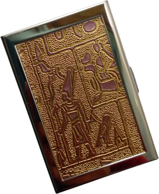 WALLETIN Men & Women Casual Gold Aluminium Card Holder(6 Card Slots)