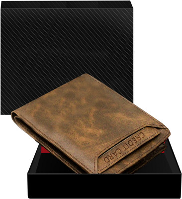 Mancart Men Casual, Evening/Party, Formal Brown Artificial Leather Wallet(7 Card Slots)