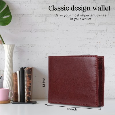 LOOPA Men Casual, Formal Brown Artificial Leather Wallet(5 Card Slots)