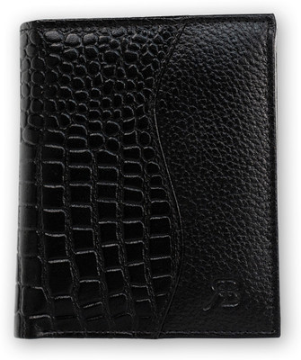 Rich Born Men Evening/Party Black Genuine Leather Wallet(7 Card Slots)