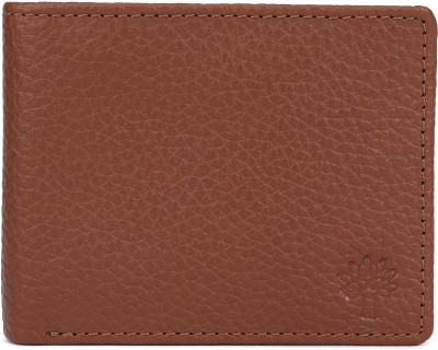 WOODLAND Men Casual Tan Genuine Leather Wallet(6 Card Slots)