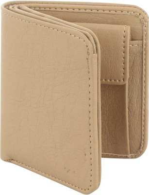 zaphod Men Formal Beige Artificial Leather Wallet(8 Card Slots)