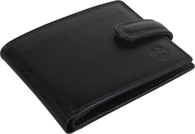 Cotnis Men Casual, Formal, Trendy Black Genuine Leather Wallet(5 Card Slots)