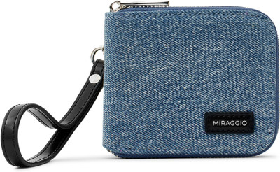 Miraggio Women Casual Black, Blue Artificial Leather Wallet(3 Card Slots)