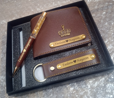 AGM Men Casual Brown Artificial Leather Wallet(5 Card Slots)