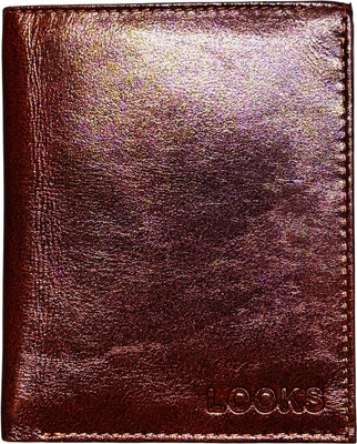 Variety Nation for Mens Men Formal Brown Genuine Leather Card Holder(8 Card Slots)
