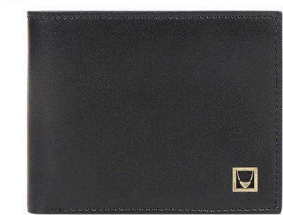 HIDESIGN Men Black Genuine Leather Wallet(4 Card Slots)