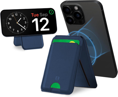 Fuel co Men & Women Casual, Formal, Travel, Trendy Blue Artificial Leather Card Holder(4 Card Slots)