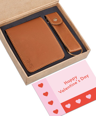 thewalletstore Men Casual Tan Artificial Leather Wallet(4 Card Slots)
