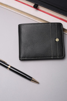 Allen Solly Men Black Genuine Leather Wallet(1 Card Slot)