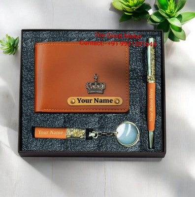 TheGreatMaker Men Casual, Ethnic, Evening/Party, Formal, Travel, Trendy Brown Artificial Leather Wallet(3 Card Slots)