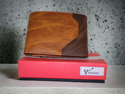 VENISON Men Evening/Party, Casual, Formal Multicolor Artificial Leather Wallet(5 Card Slots)