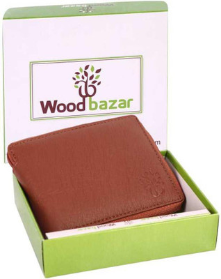 zaphod Men Casual, Formal Brown Genuine Leather Wallet(3 Card Slots)