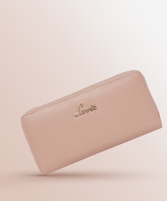 LAVIE Women Casual Pink Artificial Leather Wallet(8 Card Slots)