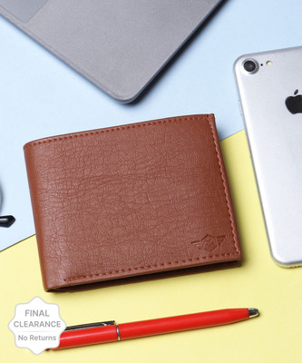 METRONAUT Men Casual Tan Artificial Leather Wallet(9 Card Slots)