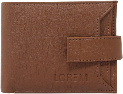 LOREM Men Casual, Evening/Party, Formal Tan Artificial Leather Wallet(7 Card Slots)