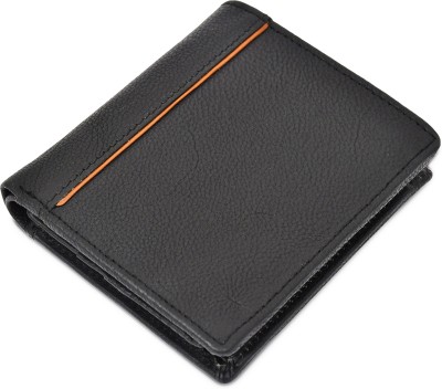 Lazy21 Men Casual, Ethnic, Evening/Party, Formal, Travel, Trendy Black Genuine Leather Wallet(6 Card Slots)