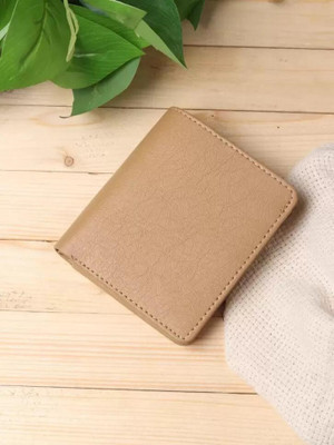 ROCKZONE Men Casual Beige Artificial Leather Wallet(7 Card Slots)