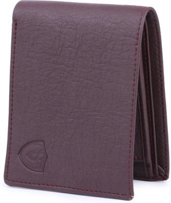Keviv Men Casual Brown Artificial Leather Wallet(3 Card Slots)