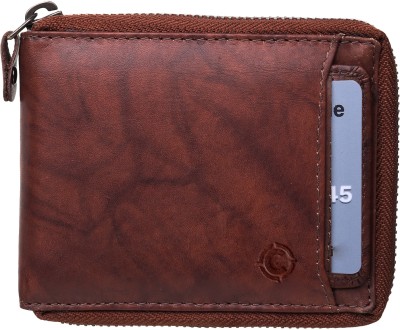 Cotnis Men & Women Casual, Formal, Trendy Brown Genuine Leather Wallet(13 Card Slots)