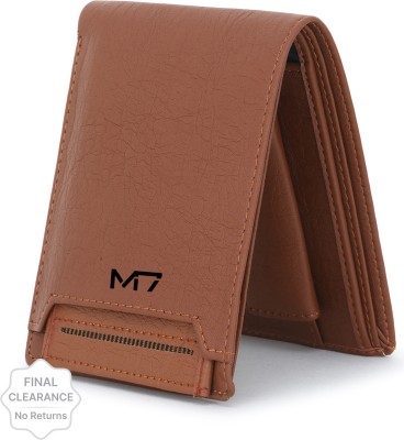 M7 By Metronaut Men Trendy, Travel, Evening/Party, Formal, Ethnic, Casual Tan Artificial Leather Wallet(8 Card Slots)