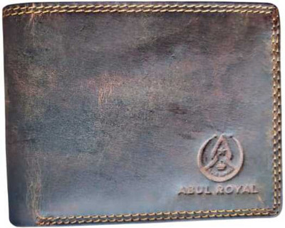 abul royal Men Ethnic, Formal, Evening/Party Brown Genuine Leather Wallet(10 Card Slots)