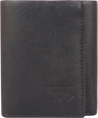 JND Men Casual Black Artificial Leather Wallet(5 Card Slots)
