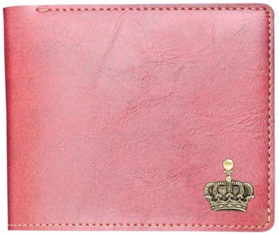 Vorak Ahimsa Men Casual, Trendy, Formal, Travel, Evening/Party Red Artificial Leather Wallet(3 Card Slots, Pack of 2)